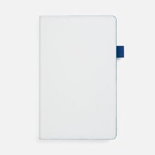 Ежедневник White Shall, недатированный, бело-синий