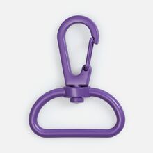 Застежка-карабин Snap Hook, L, фиолетовая