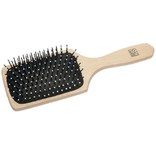 Щетка Dewal Beauty серия "Дерево" массажная с пластиковым штифтом деревянная, лопата
