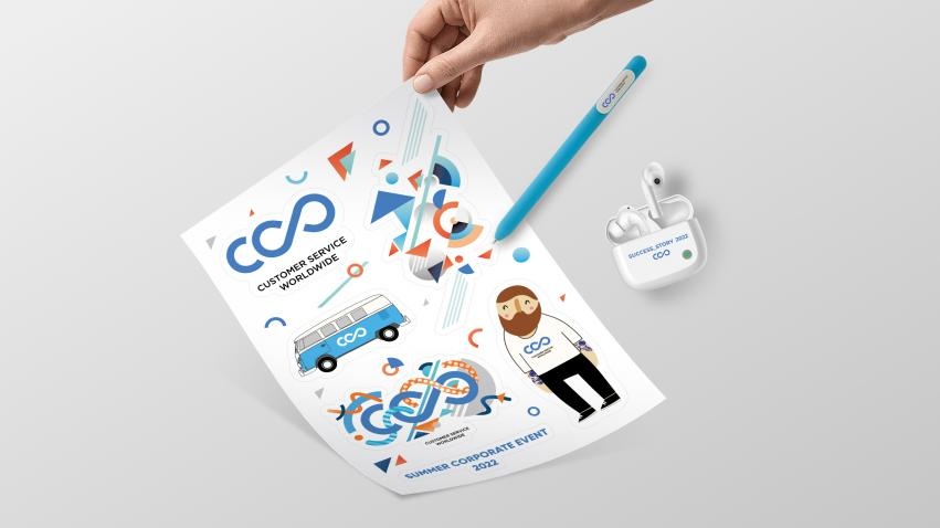 Разработка мерча к летнему корпоративу