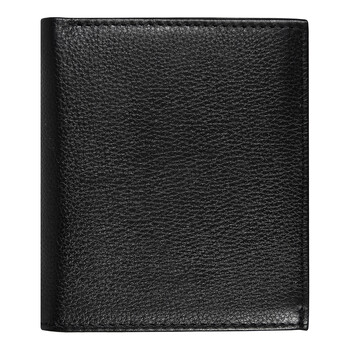 Кошелек с картхолдером Leather Plain, чёрный