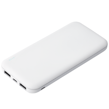 Внешний аккумулятор с подсветкой Люче (Luce) 10000 mAh, белый