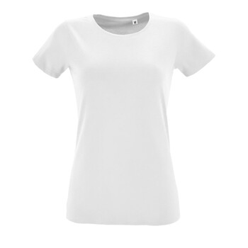 Футболка женская Regent Fit Women белая, размер XXL