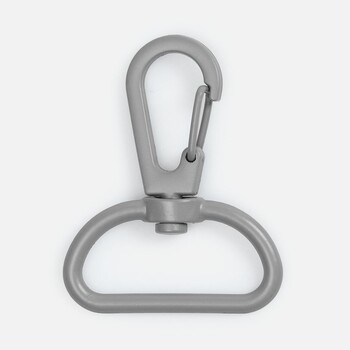 Застежка-карабин Snap Hook, L, серая
