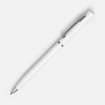 Ручка шариковая Euro Chrome, белая