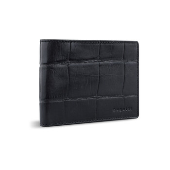 Портмоне BUGATTI НЕВИО | NEVIO, чёрный, воловья кожа/козья кожа/полиэстер, 12,5х2,5х9,3 см
