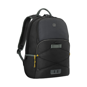 Рюкзак WENGER Trayl 15.6", чёрный, переработанный ПЭТ, 34 x 20 x 45 см, 22 л.