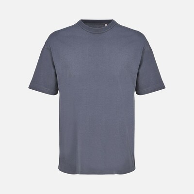 Футболка оверсайз мужская Boxy Men, темно-серая (графит), размер S