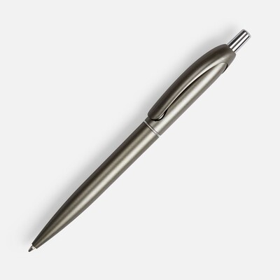 Ручка шариковая Bright Spark, серый металлик
