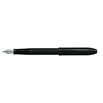 Перьевая ручка CROSS коллекция «ТАУНСЕНД | TOWNSEND» Matte Black PVD, перо F
