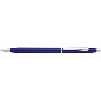 Шариковая ручка CROSS коллекция «ВЕЧНАЯ КЛАССИКА | CENTURY CLASSIC» Translucent Blue Lacquer, цвет ярко-синий