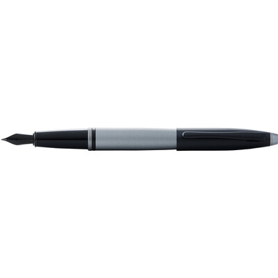 Перьевая ручка CROSS коллекция «КАЛЕ | CALAIS» Matte Gray and Black Lacquer, перо F