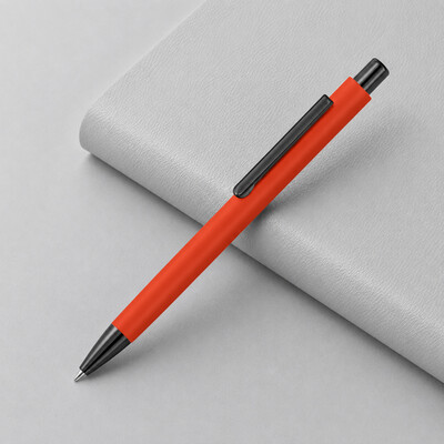 Металлическая шариковая ручка «Ellipse gum» soft touch с зеркальной гравировкой