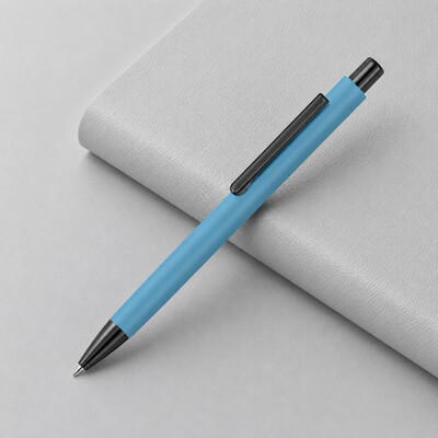 Металлическая шариковая ручка «Ellipse gum» soft touch с зеркальной гравировкой