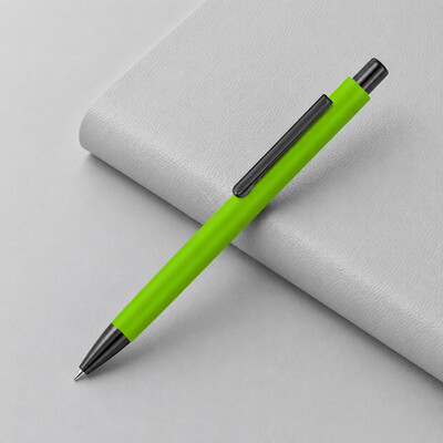 Металлическая шариковая ручка «Ellipse gum» soft touch с зеркальной гравировкой