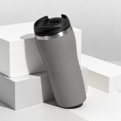 Термокружка «Double wall mug С1» soft-touch, 350 мл
