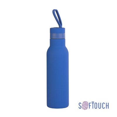 Бутылка для воды "Фитнес" 700 мл, покрытие soft touch