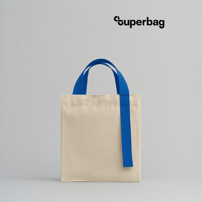 Шоппер Superbag Pack (S) (неокрашенный с синим)