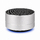 Беспроводная Bluetooth колонка MuzOn, серебристая
